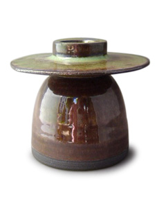 TIGER EYE CANDLE HOLDER